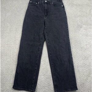 Madewell Black Flare & Wide Leg Jeans